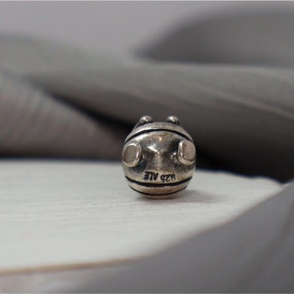 Pandora 14k & Sterling Silver Queen Bee Charm 3.7G / 0.5in - Picture 3 of 6